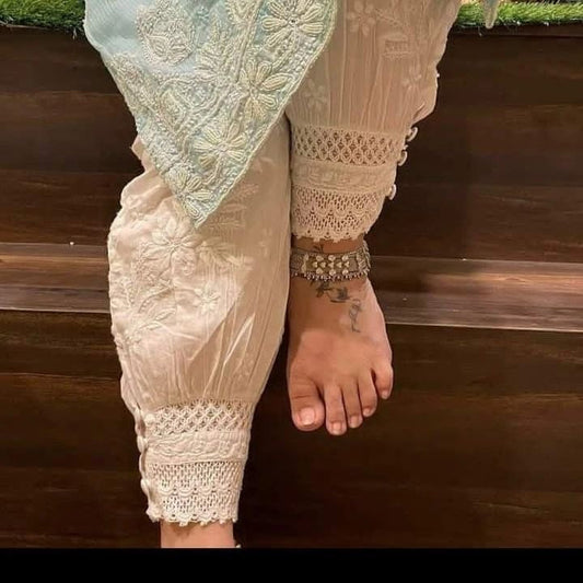 Afghani Cotton Lace pant