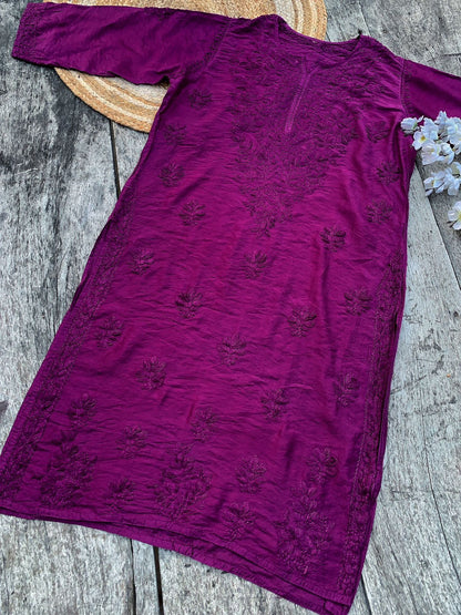 BOGO Tone to Tone Chanderi x2 long Kurtis