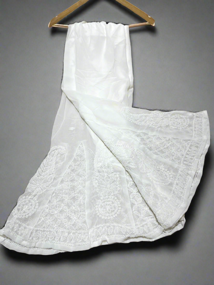 Georgette’s Sharara In chikankari