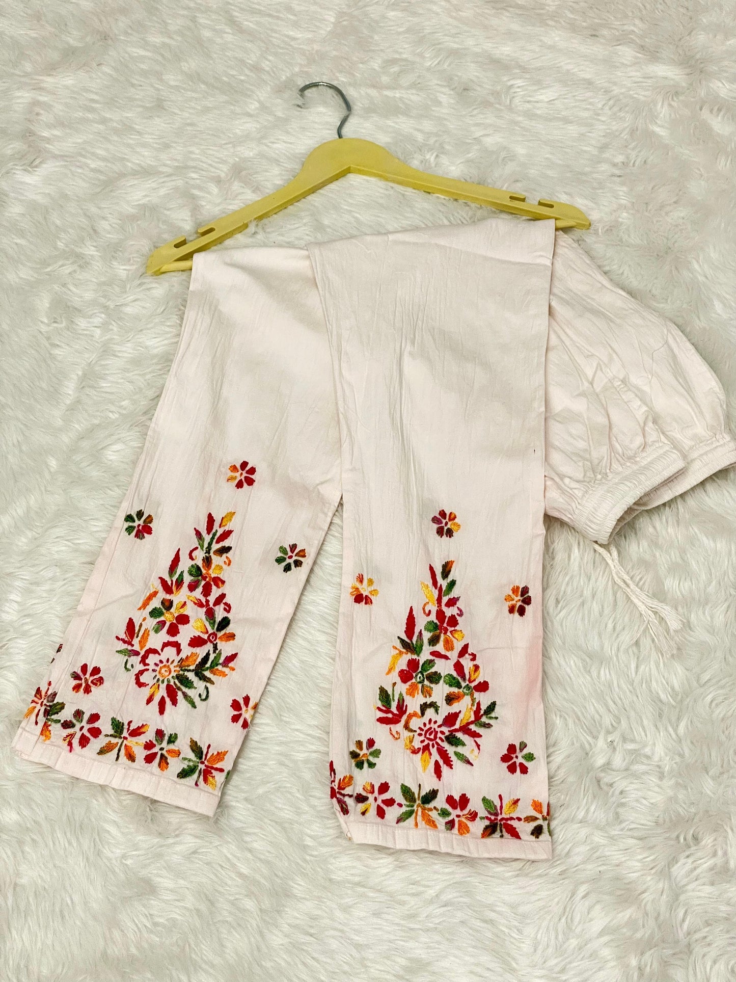 premium Cotton chikankari pant