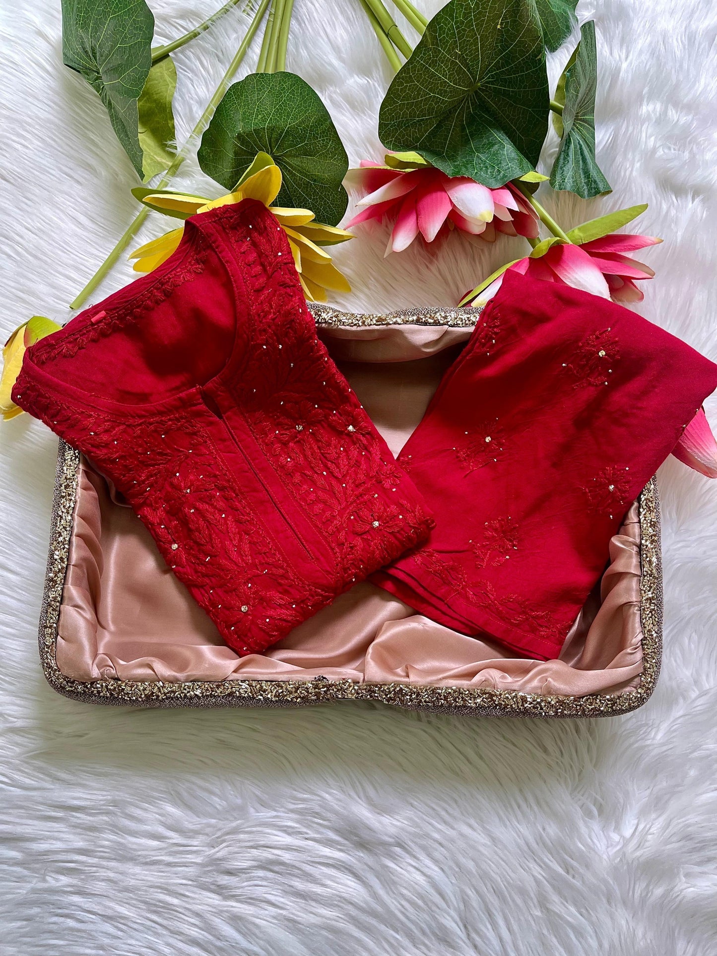 3pc Zara Handmade with Muqaish Soft  Rayon Set