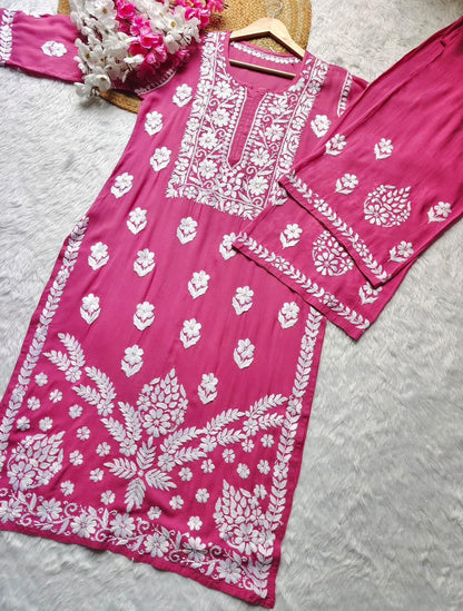 Deaigner Modal Kurti Plazzo Combo