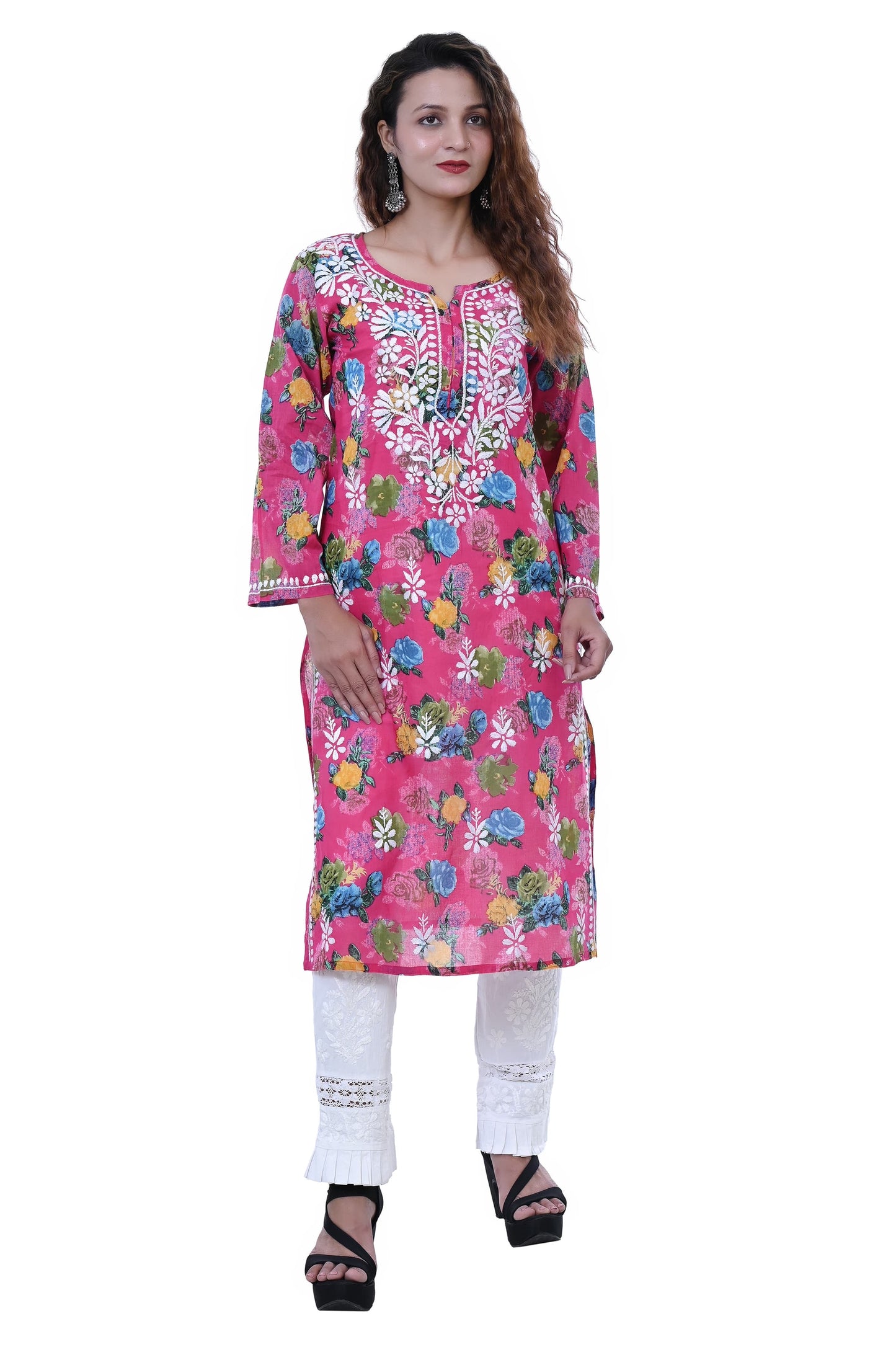 Gulafsha Allover Bali Work Floral Kurta