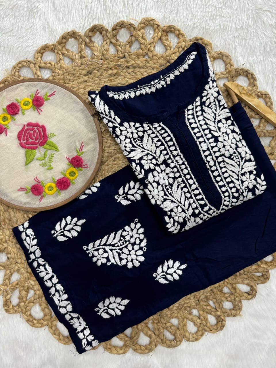 Rayon Trending Chikankari combo