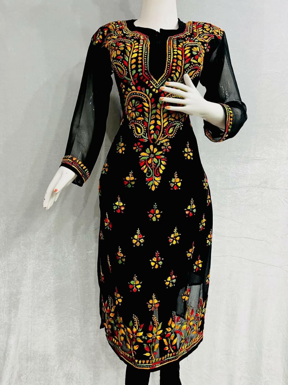 PLUS SIZE GEORGETTE KURTI