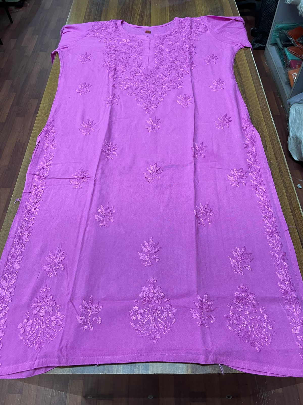 Soft Rayon tone to tone kurti