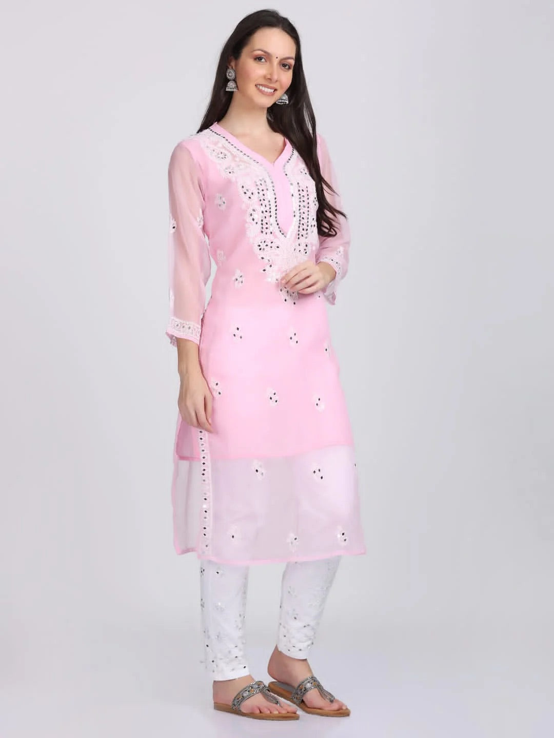 Trending Mirror Kurtis with Matching Inner🌸