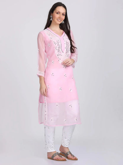 Trending Mirror Kurtis with Matching Inner🌸