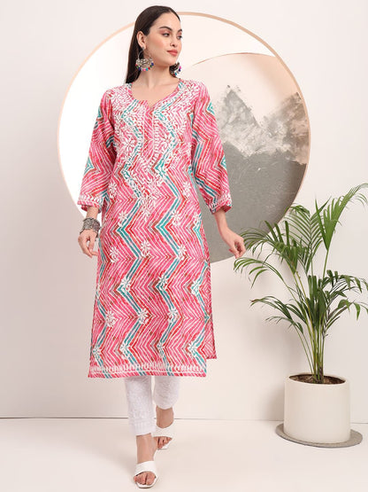 Mul Handwork Kurtis