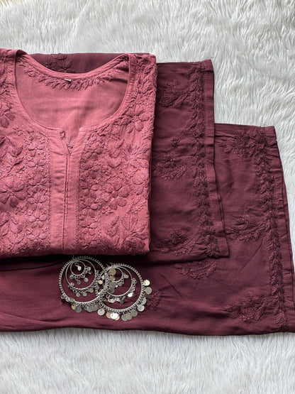 Rayon Soft & Comfy Ombre 2pc kurta palazo set