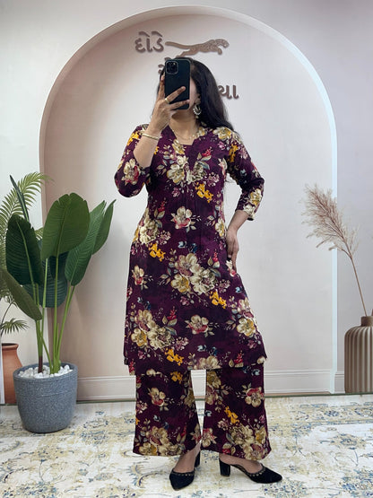 Floral Print Co-ord Set
