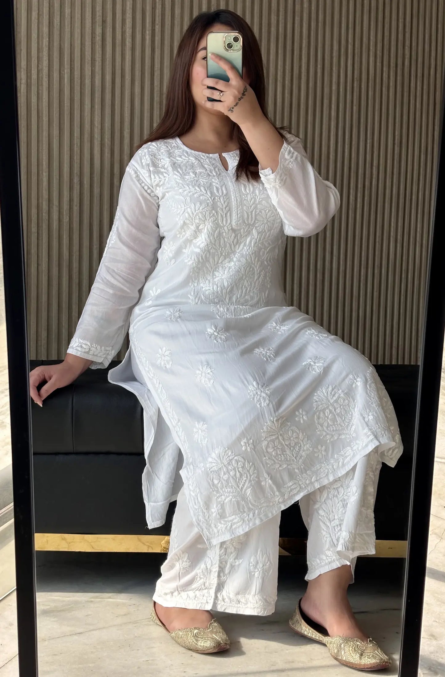 Noor Special 2pc Soft Kurta Palazzo Set