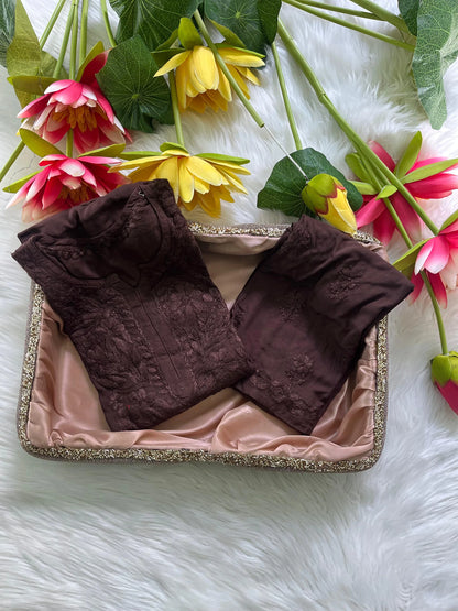 3pc Noor Soft Rayon Ombre Set with dupatta and plazo