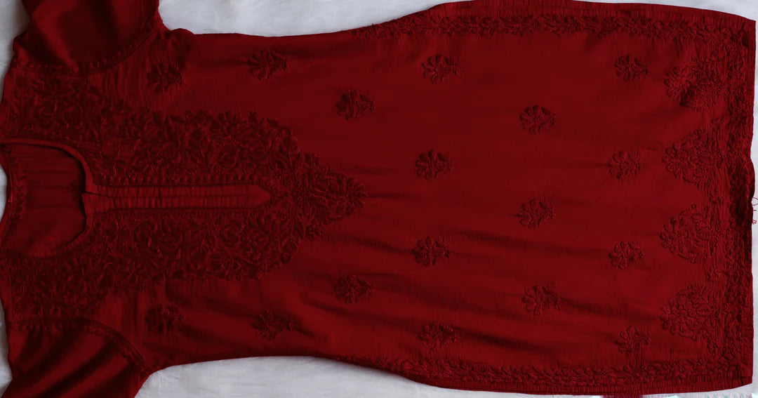 Zoya Soft Chikankari 2 Piece Kurta Set
