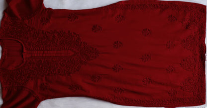 Zoya Soft Chikankari 2 Piece Kurta Set