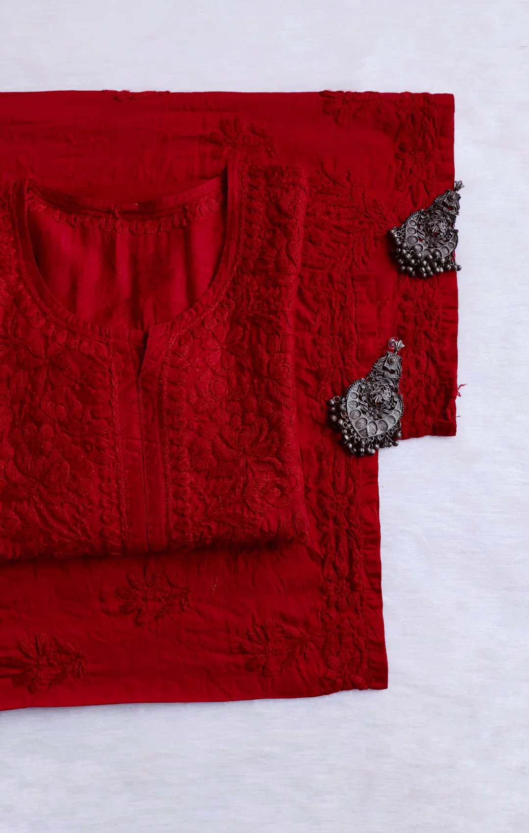 Zoya Soft Chikankari 2 Piece Kurta Set