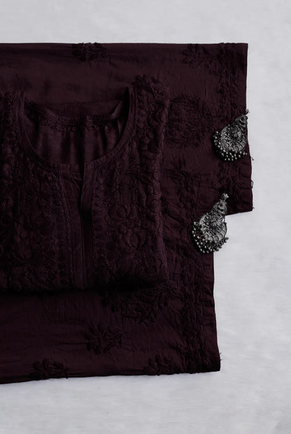 Zoya Soft Chikankari 2 Piece Kurta Set