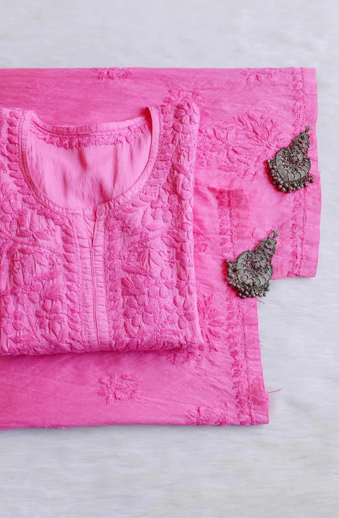 Zoya Soft Chikankari 2 Piece Kurta Set