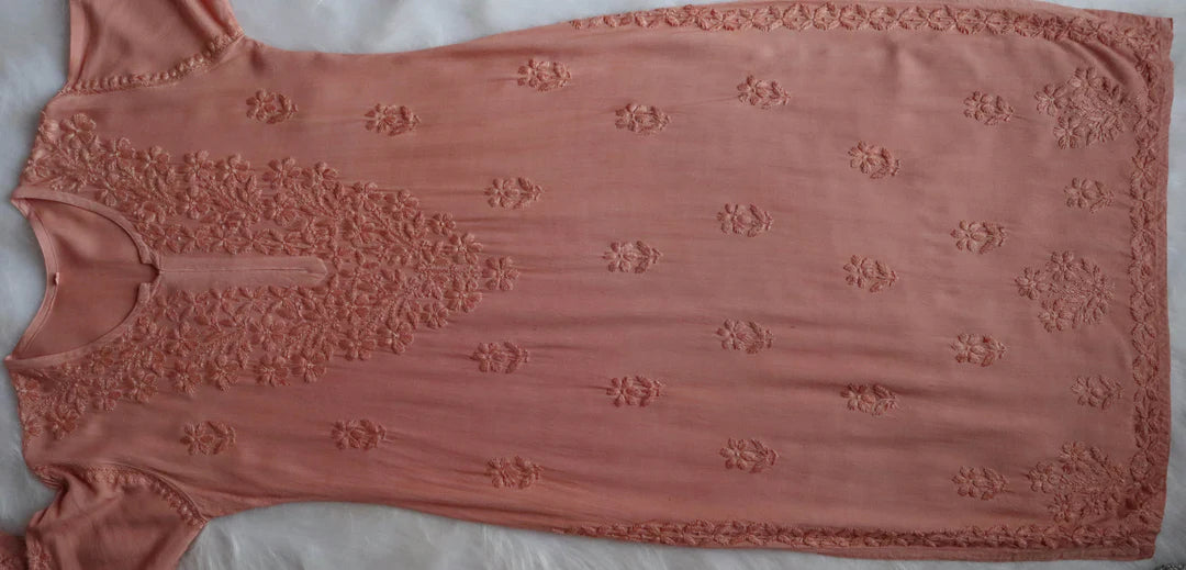 Zoya Soft Chikankari 2 Piece Kurta Set