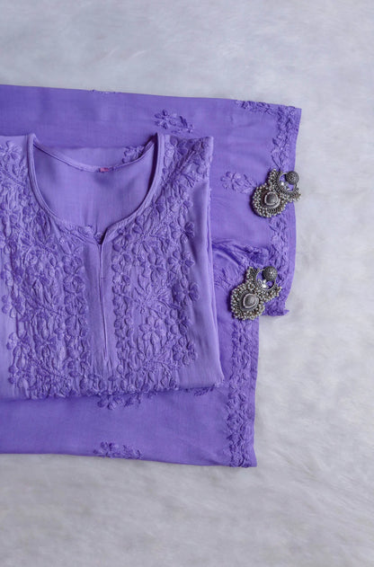 Zoya Soft Chikankari 2 Piece Kurta Set