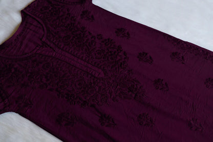 Zoya Soft Chikankari 2 Piece Kurta Set