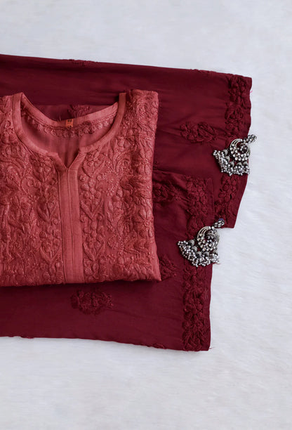 Rayon Soft & Comfy Ombre 2pc kurta palazo set