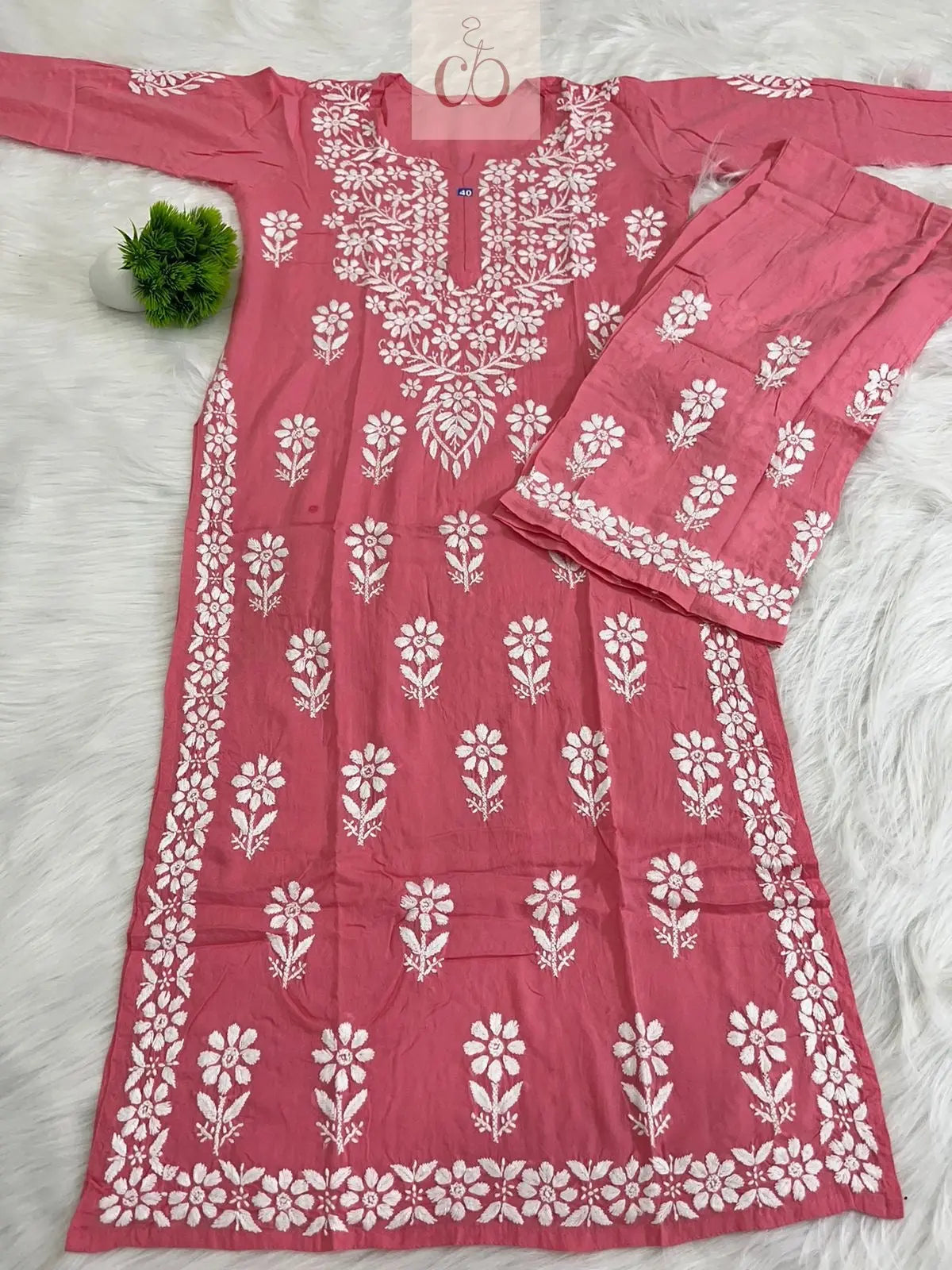 Summer Modal Set Soft & Comfy - Chikankari Officialchikan kurti lucknowi chikankari chikankarikurti best kurti kurtis for summer lakhnawi chikan 