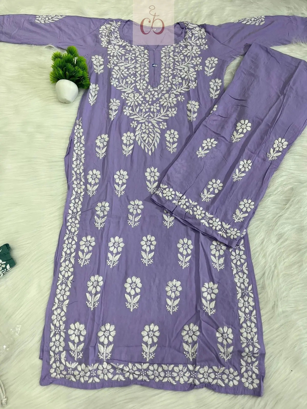 Summer Modal Set Soft & Comfy - Chikankari Officialchikan kurti lucknowi chikankari chikankarikurti best kurti kurtis for summer lakhnawi chikan 